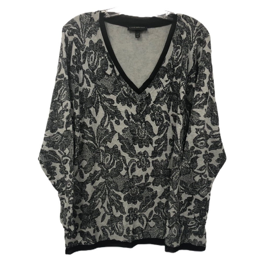LANE BRYANT FLORAL SWEATER 26/28